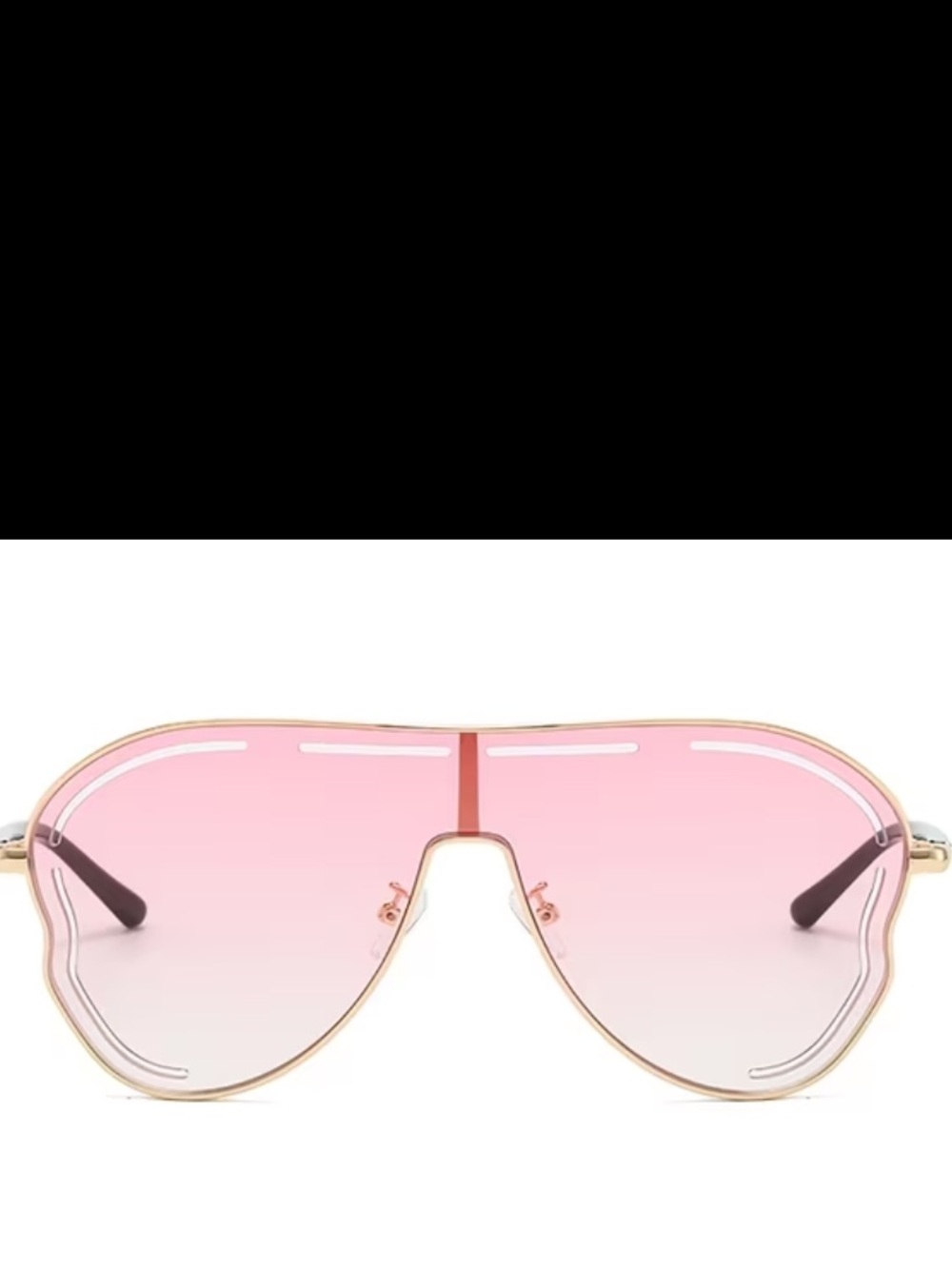 Pink Oversized Aviator Sunglasses - Women Accessories